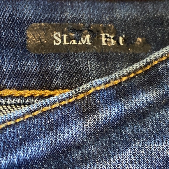 Judy Blue Los Angeles Slim Fit High Rise Dark Wash Jean Size 7/28 x 29” - Picture 5 of 12